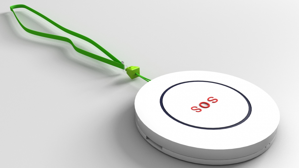 NB-IoT無線緊急按鈕SOS-N02手動(dòng)報(bào)警呼叫器